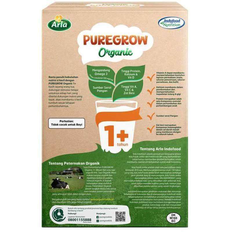 Jual Arla Puregrow Organic Susu Formula Organik 1 3 Tahun 360 G Boy Online Januari 2021 Blibli