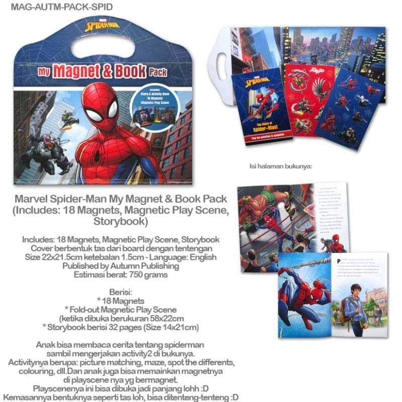 Jual Autumn Publishing Marvel Spider Man My Magnet Book Pack Online September 2020 Blibli Com