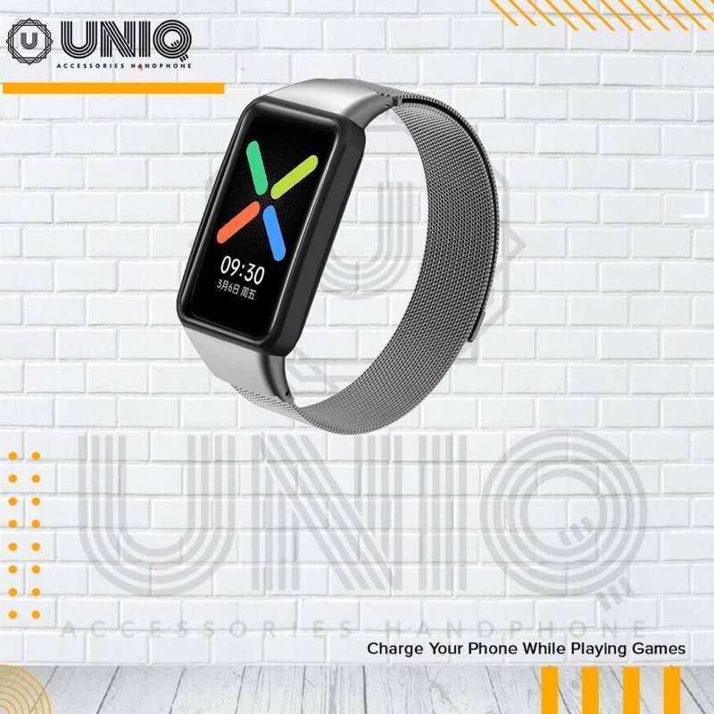 Strap Stainless Steel OPPO Watch Free Strap Milanese Magnetic Oppo Watch  Free