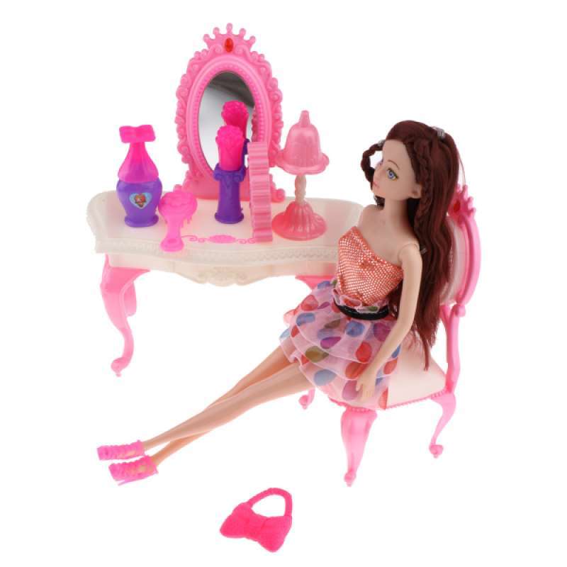 doll makeup table
