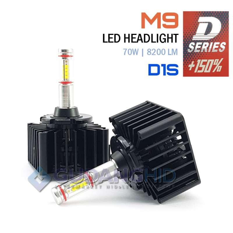oem d1s d1 m9 high power csp lampu led mobil 70w 8200lm