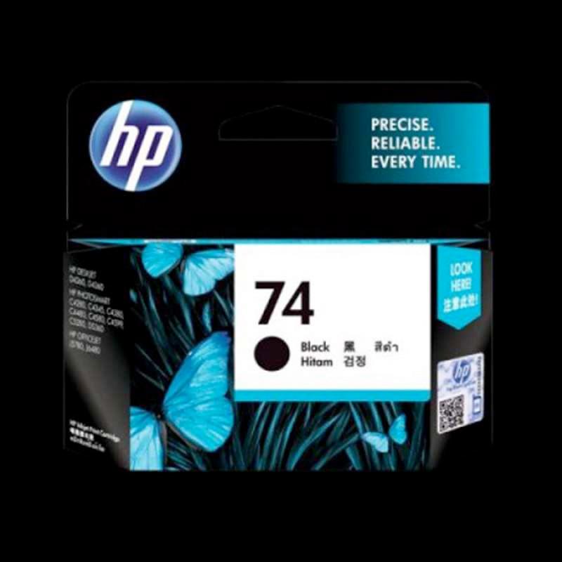 Jual HP 74 Black Ink Cartridge Printer 