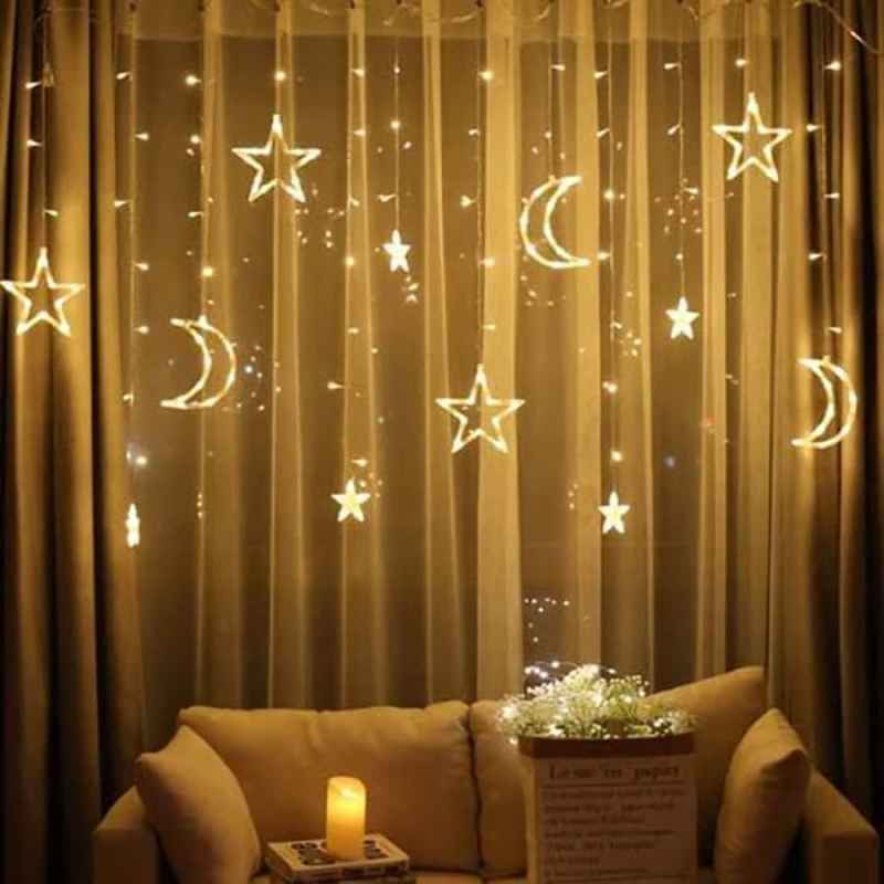 Jual Klikmystore Star Moon Light Lampu Led Tirai Dekorasi Hias Bulan  Bintang [3.5m] Terbaru Desember 2021 harga murah - kualitas terjamin -  Blibli