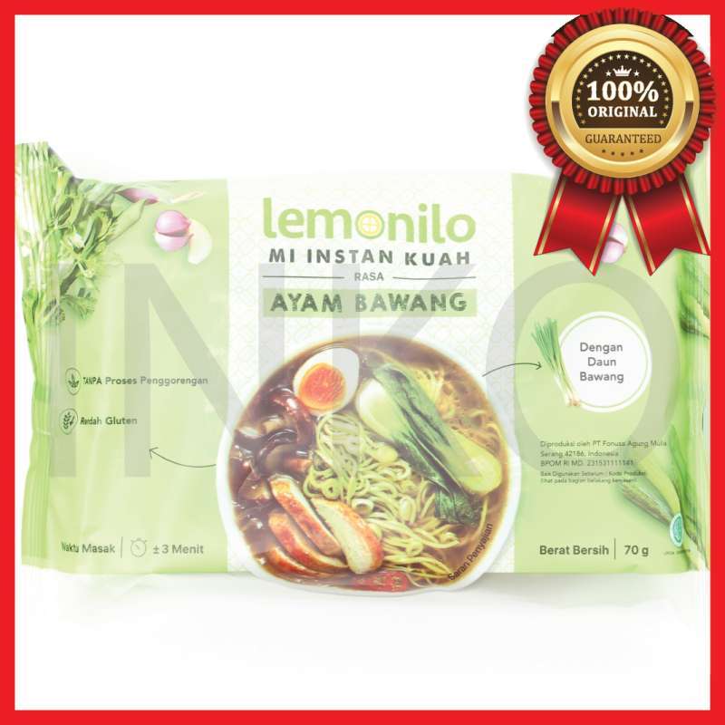 Jual Lemonilo Rasa Ayam Bawang Mie Instant Alami 77 G Online Januari 2021 Blibli