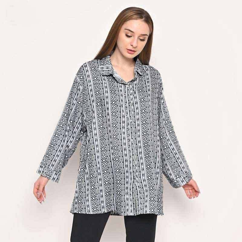 Jual Knapp Motif Etnik Kemeja Wanita Online Februari 2021 Blibli