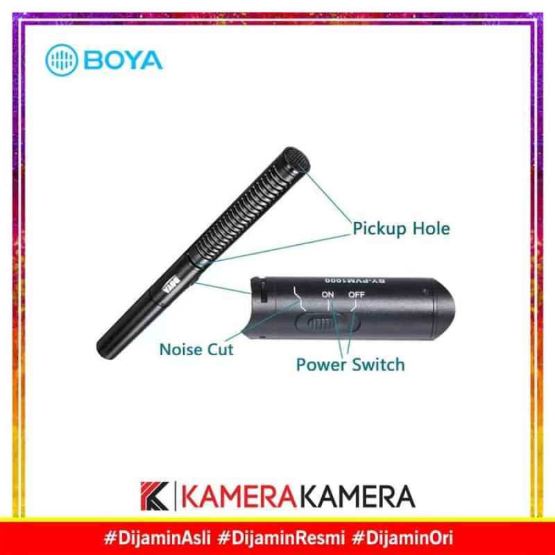 Jual Boya By Pvm1000 Professional Shotgun Microphone For Camcorder Dslr Murah September 2020 Blibli Com