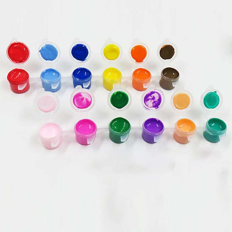 Jual Bluelans 12 Colors Acrylic Painting Pigment Paint Brush Set Diy Art Craft Drawing Tool Online Desember 2020 Blibli