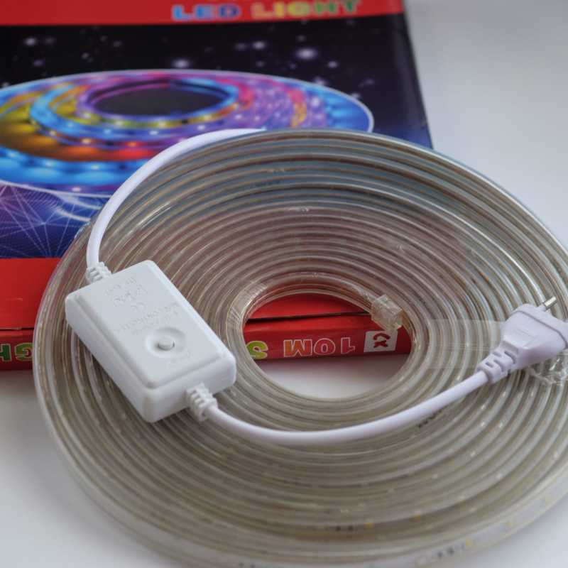 lampu strip led rgb mata besar 10 meter controller