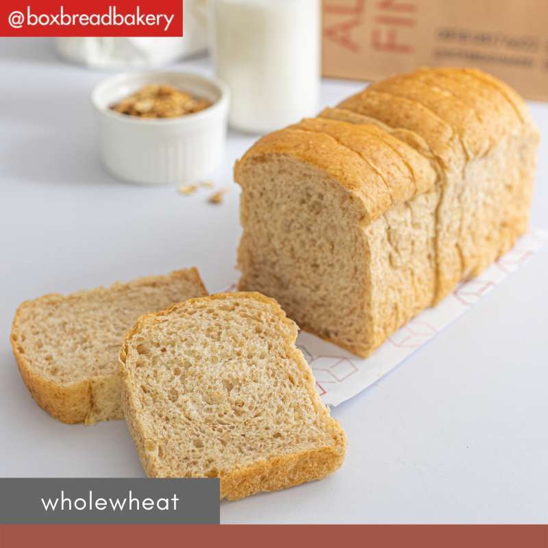 Jual Roti Gandum Utuh Whole Wheat Boxbread Loaf Murah Mei 2021 Blibli
