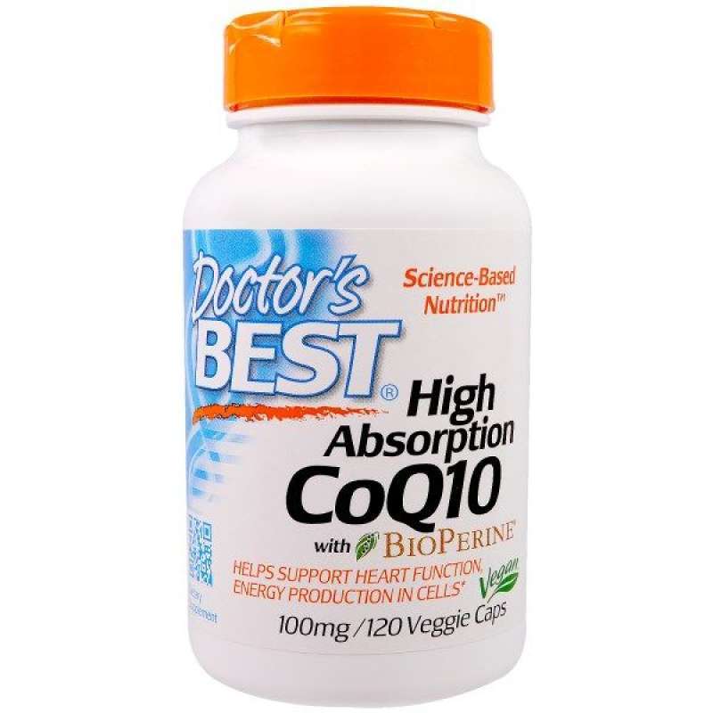 Promo Doctor's Best High Absorption CoQ10 BioPerine 100 mg ...
