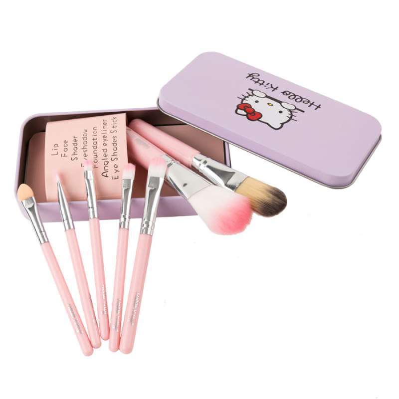 Jual Set Hello Kitty Makeup Brush 7pcs Paket Set Kuas Make Up Brush Set Online November 2020 Blibli Com