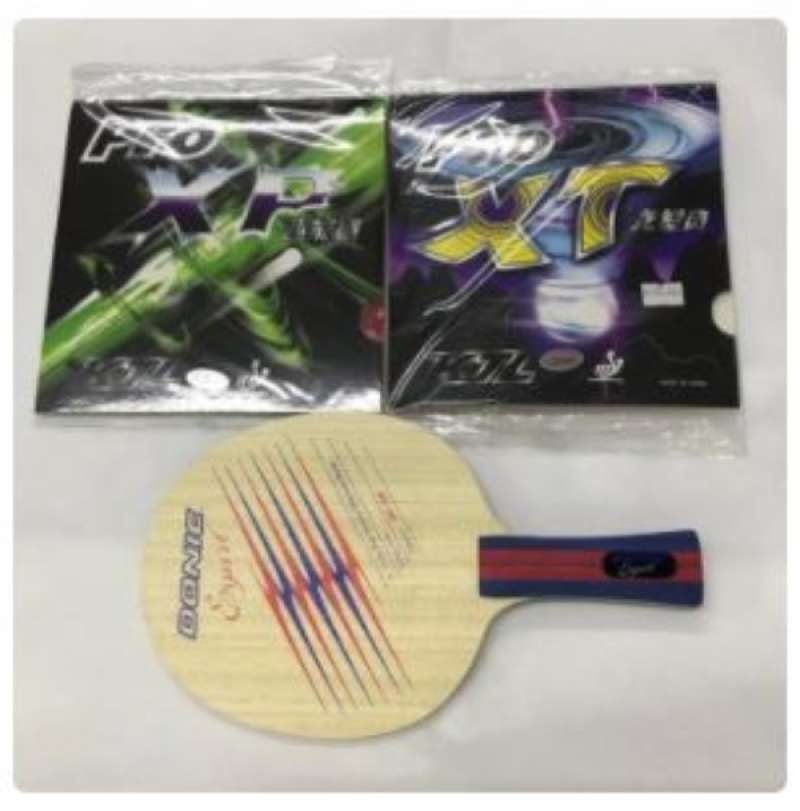 paket bat pingpong donic esprit carbon plus karet ktl pro set
