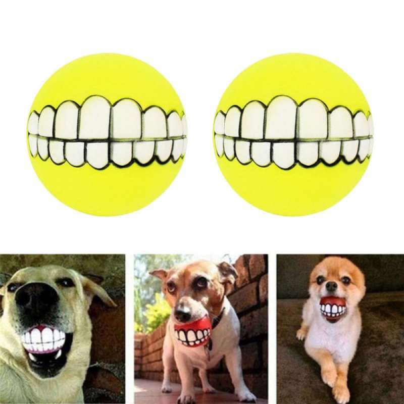 Jual 2 X Squeaker Ball Dog Toys Random Color 9cm Cleans Teeth And Promotes Good Health For Your Pet Small Medium And Large Dogs Online Desember 2020 Blibli