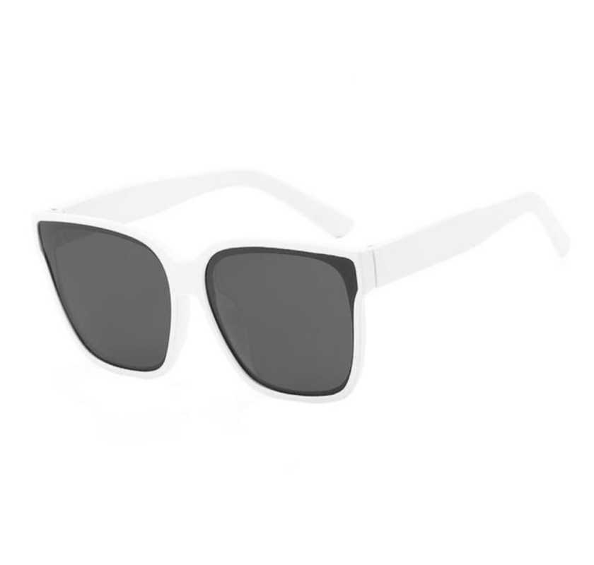 Big white sunglasses clearance