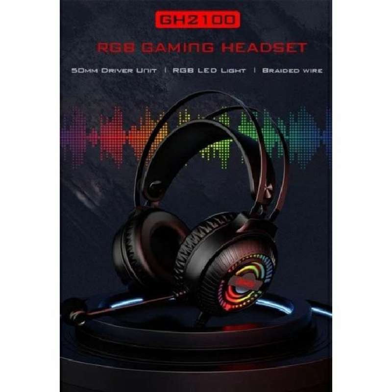 promo sale!!! Headset game Gamen GH2100 RGB super bass