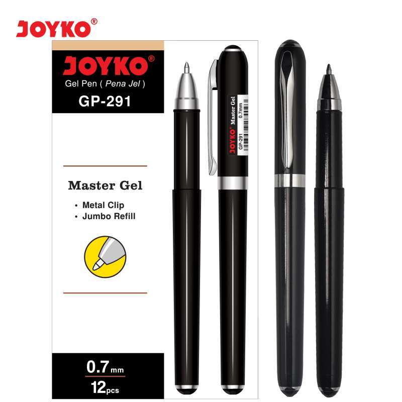 Jual Gel Pen Pulpen Pena Joyko Gp 291 Master Gel 0 7 Mm 1 Box 12 Pcs Online Desember 2020 Blibli
