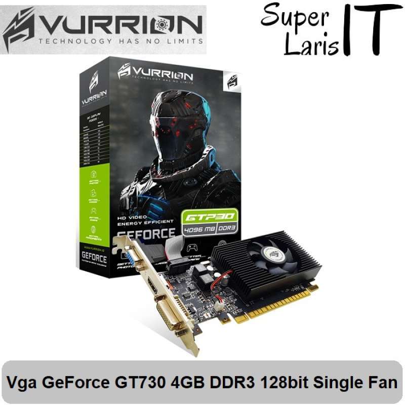 Jual Vga Vurrion Gt730 4gb Ddr3 128bit Single Fan Resmi Online Desember 2020 Blibli