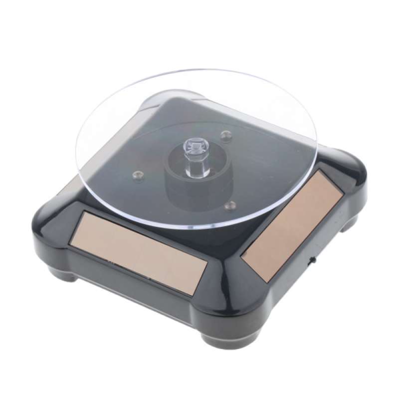 Jual Solar Powered Rotary Display Stand Turn Table Changing Color Lights Terbaru Juli 2021 Blibli