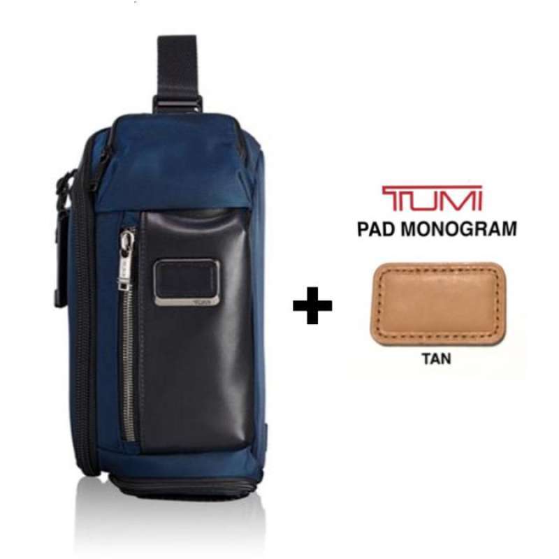 tumi kelley sling navy