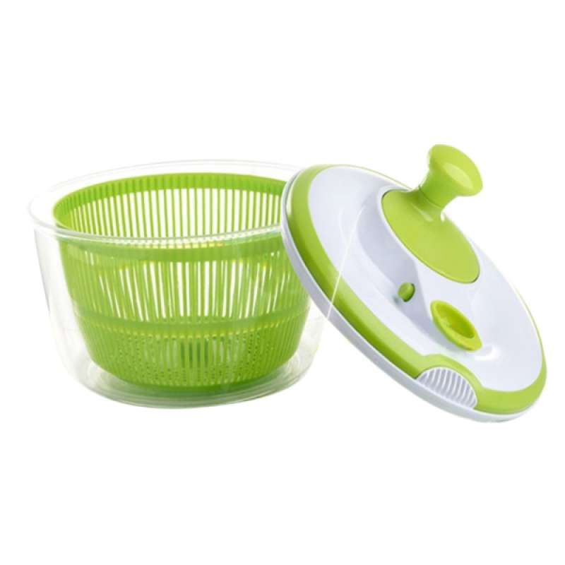 salad spinner vegetable dehydrator shaking washing drying with the spout bpa free safe efficient