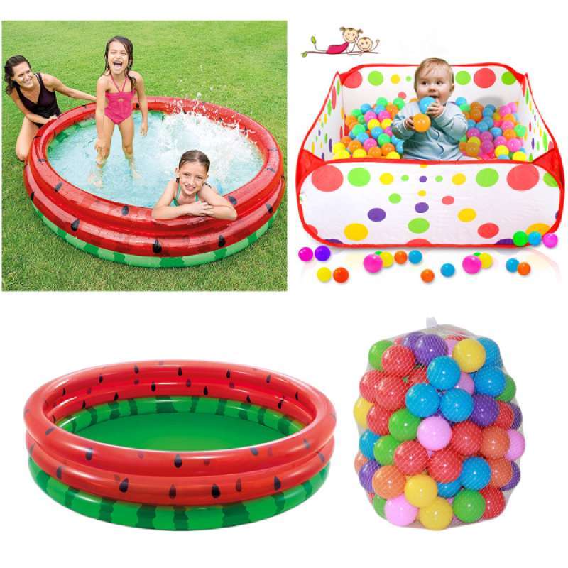baby swimming pool with balls
