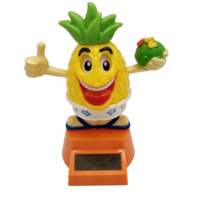 Jual Cartoon Solar Powered Pineapple Figurine Dancing Swing Fruit Man Model Kids Educational Toy Home Desk Decor Online Oktober 2020 Blibli Com