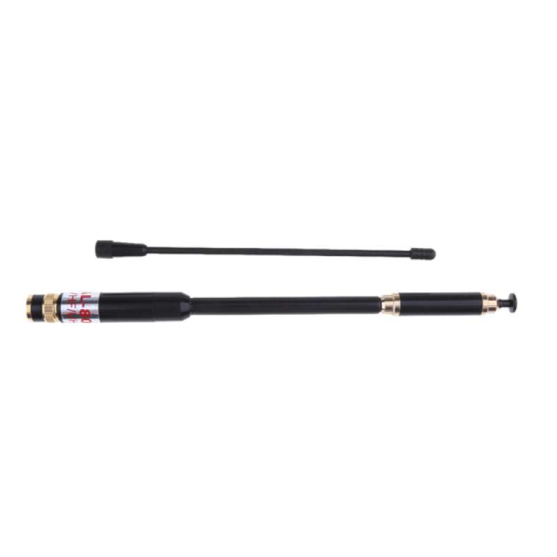 Jual Al 800 High Gain Dual Band Extendable Antenna Bnc For Kenwood Tk100 Tk200 Online September 2020 Blibli Com