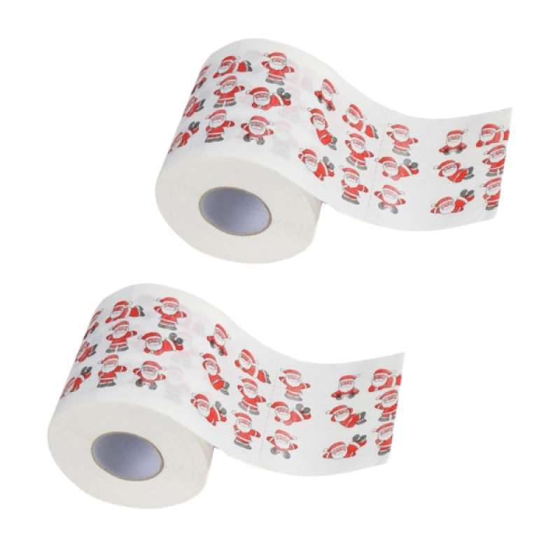 Jual 2 Roll Christmas Toilet Paper Santa Claus 250 Sheets Per Roll Funny Christmas Decoration Novelty Joke Humor Gag Online November 2020 Blibli