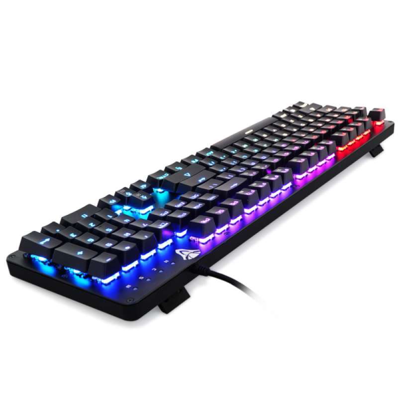 gaming keyboard mechanical keyboard 104 key rgb led backlit for pc laptop
