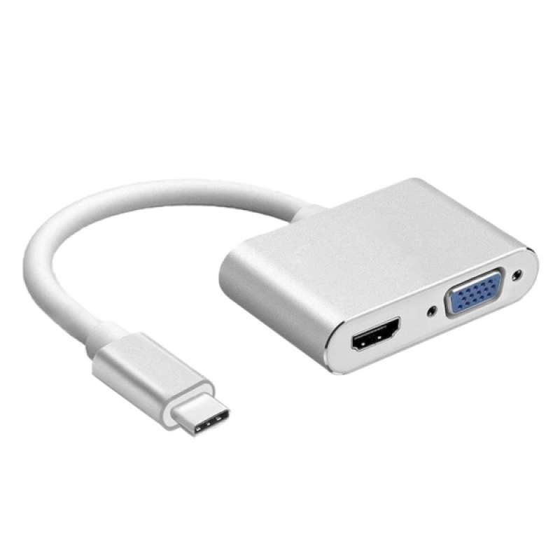 Promo Premium 2in1 USB Type C Hub 4K 