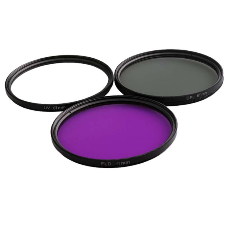 67mm multi coated filter kit uv cpl fld lens filters set for canon nikon
