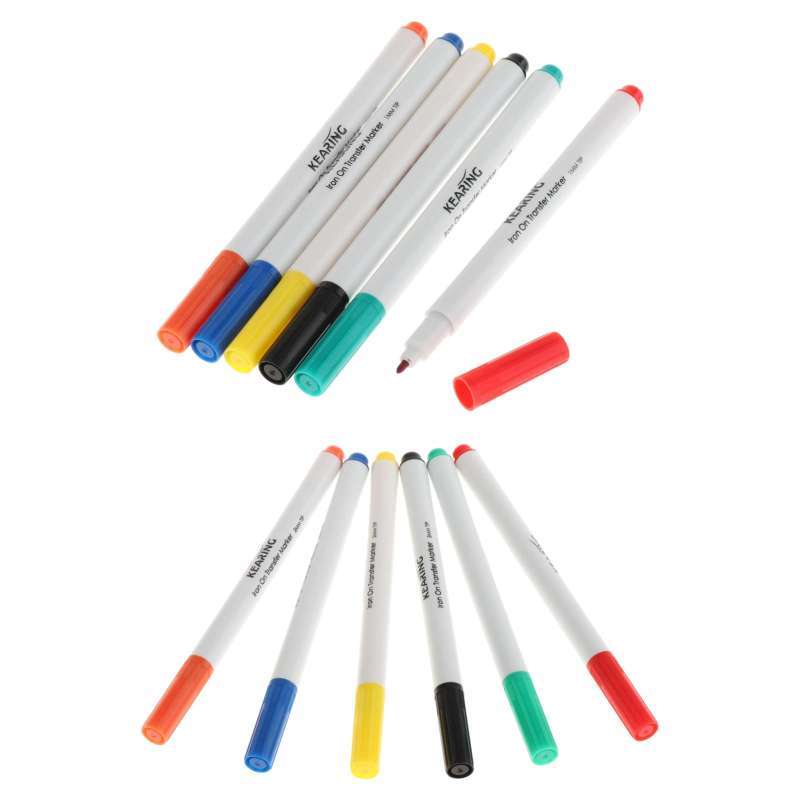 KEARING Iron On Transfer Markers, 12 Colors, Sublimation Markers Pens for  Heat Transfer