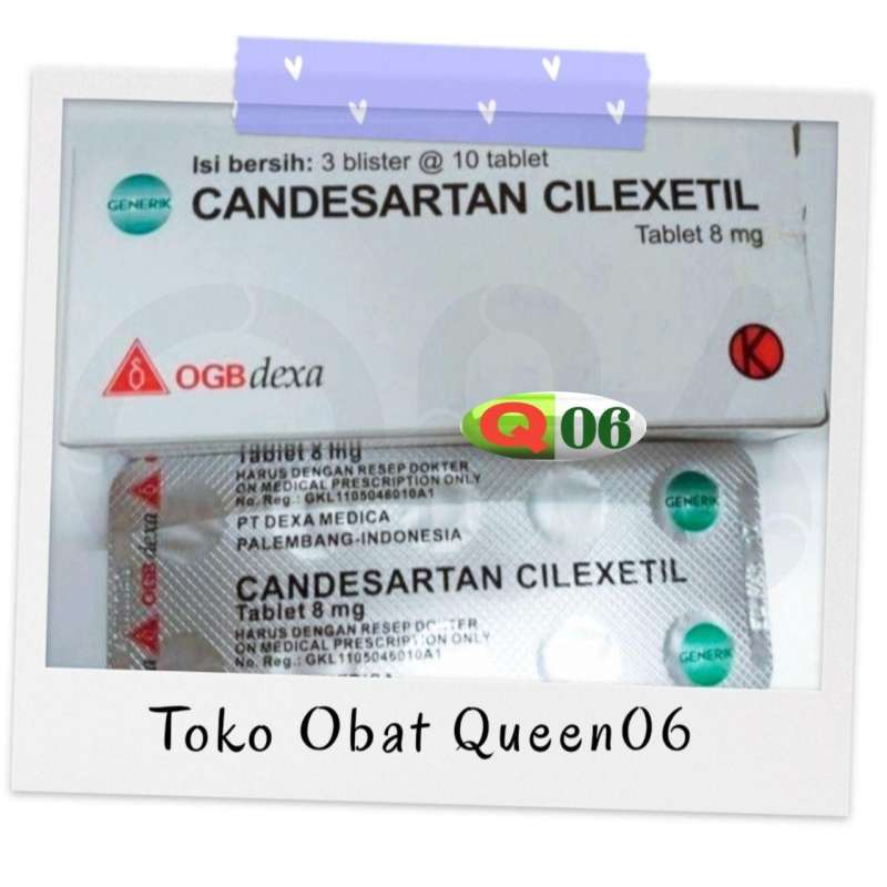 Jual Candesartan Cilexetil 8 Mg Ogb Dexa Obat Hipertensi Darah Tinggi Jantung Stroke Per Box Original 30 Tablet Online Oktober 2020 Blibli Com