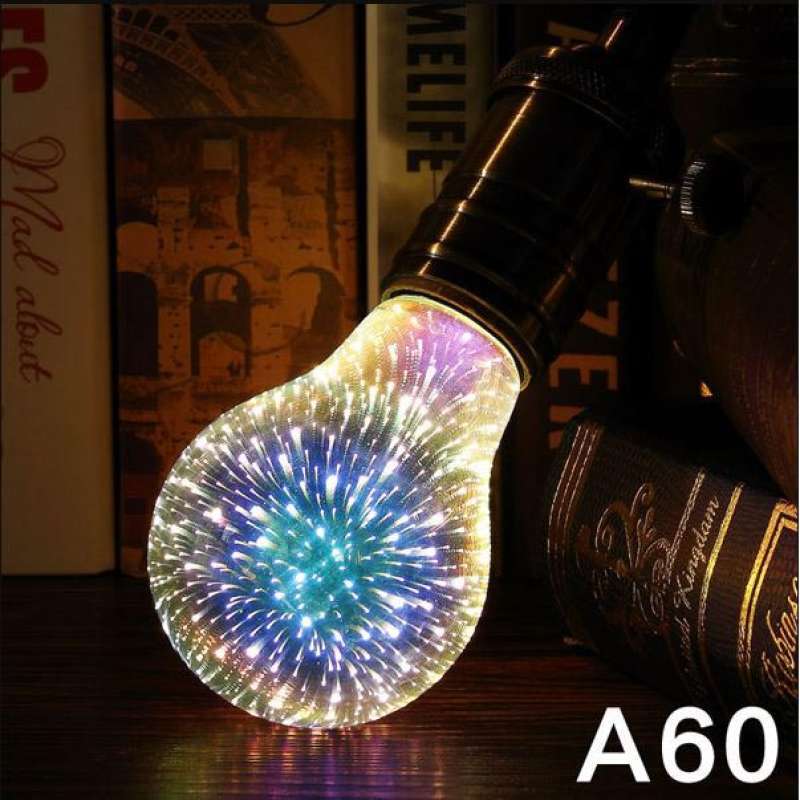 Jual Casaline Lampu Bohlam Led Dekorasi Fireworks 3d E27 220v 4w A60 Mix Color Online Desember 2020 Blibli