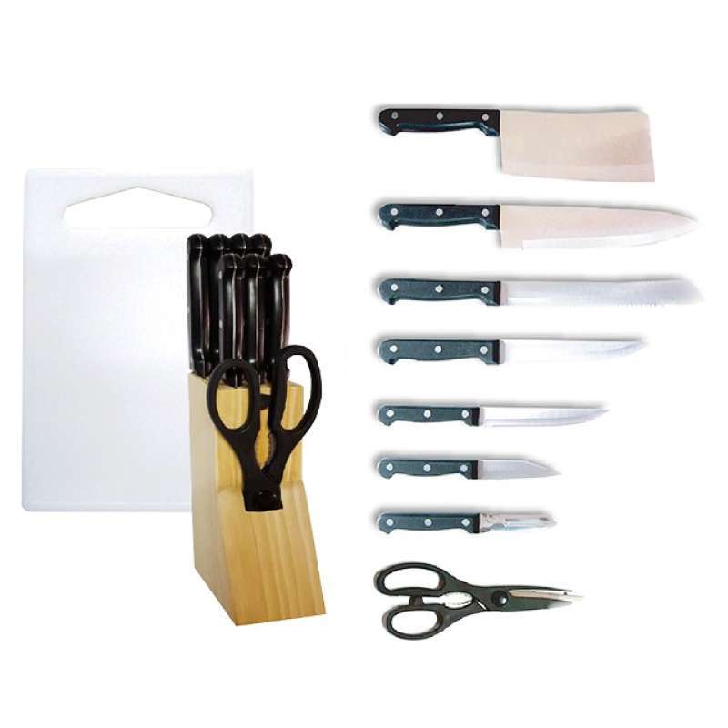 kitchen house pisau dapur classic 10pcs piso knives set
