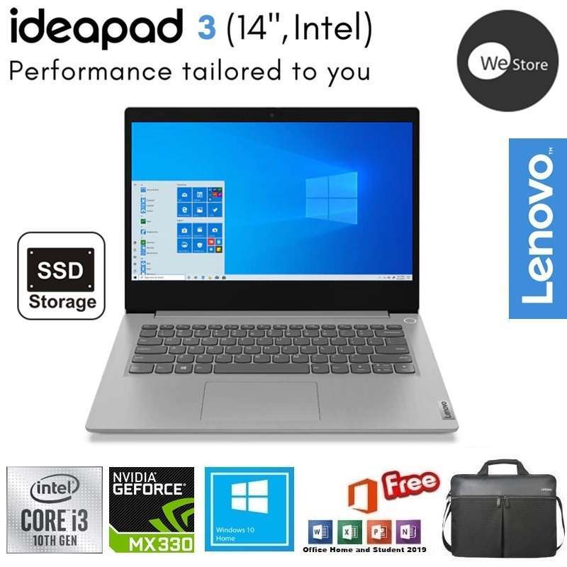 Jual Lenovo Ideapad Slim 3i 14iil05 Pkid Notebook I3 1005g1 4gb 512gb Ssd Nvidia Mx330 2gb 14fhd Ips Win10 Office Home Student Platinum Grey Online Desember 2020 Blibli