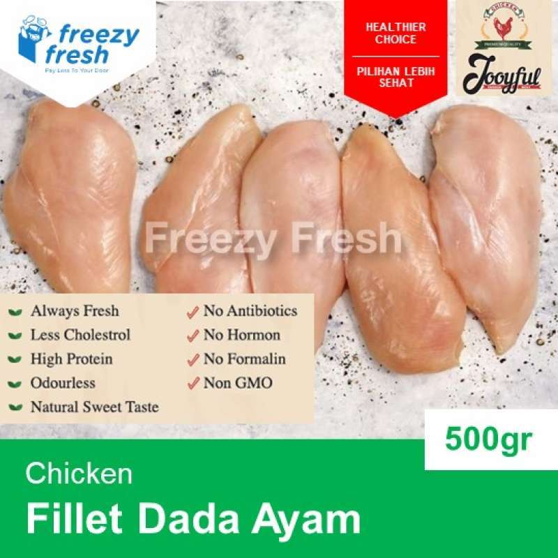 Jual Fillet Dada Ayam Chicken Breast Fillet Jooyful Murah Mei 2021 