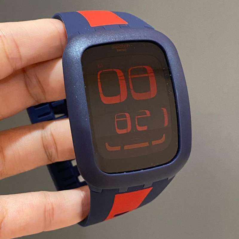 Promo Swatch Touch Dark Blue and Red Jam Tangan Unisex - [Original] di  Seller Casio Indotama Shop - Kota Jakarta Barat, DKI Jakarta | Blibli