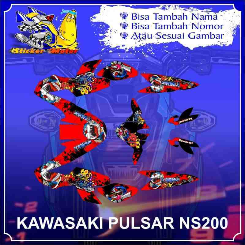 Promo STICKER DECAL KAWASAKI PULSAR 