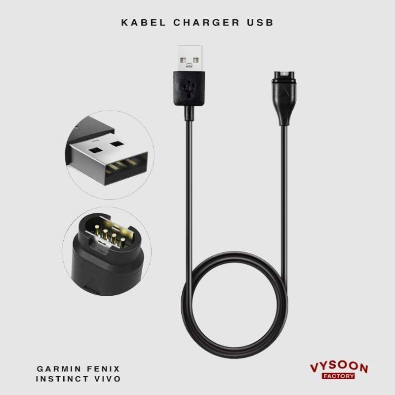 Charger Cable Charging Garmin Vivoactive USB Charging Cable For