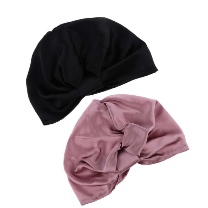 Girl Silk Sleeping Cap Night Sleep Hat 
