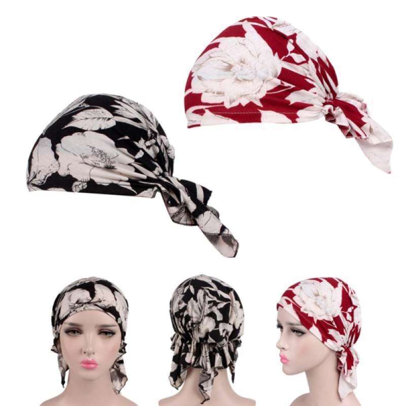 Promo 2pcs Women Turban Hat Comfort 
