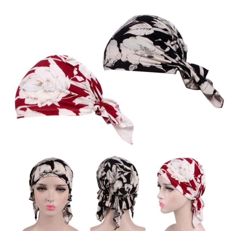 Promo 2pcs Women Turban Hat Comfort 