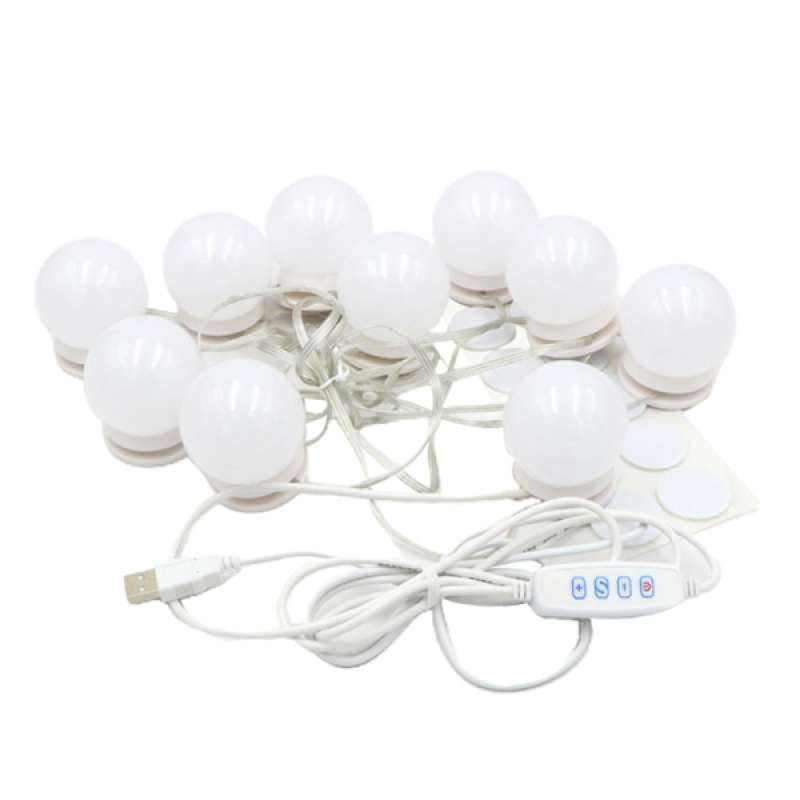Jual Adjustable Vanity Lights Dimmable Makeup Mirror Lighting Bulb Lamp For Hotel Online November 2020 Blibli Com