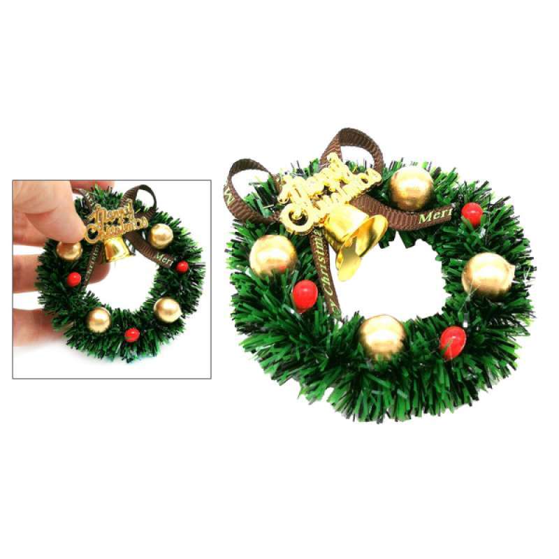 Jual Dolls House Miniature Christmas Wreath Merry Christmas Ornaments Decorating Toys Online November 2020 Blibli