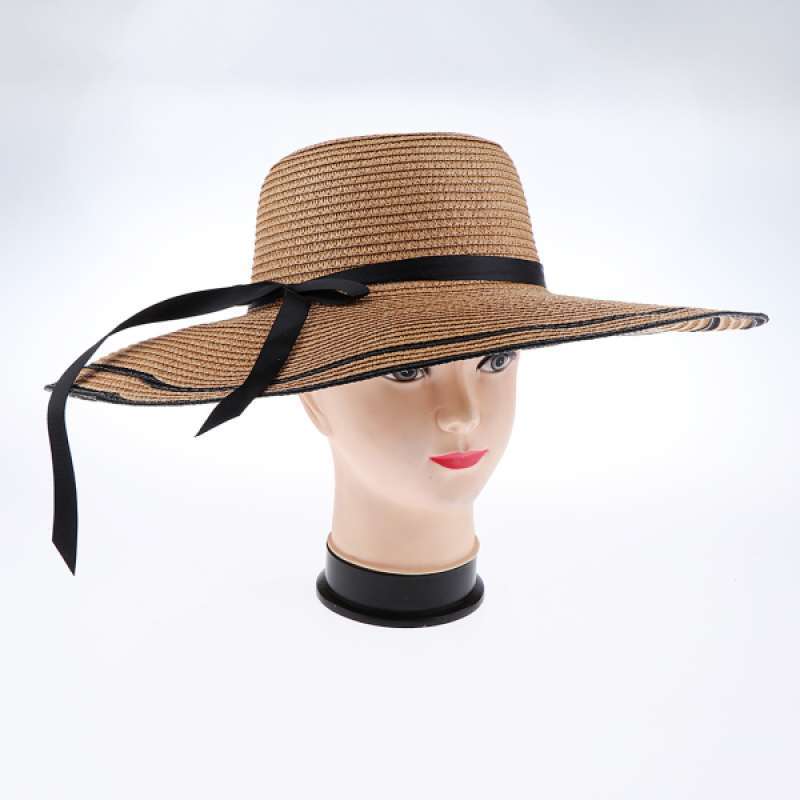 Promo Vintage Floppy Wide Brim Straw 