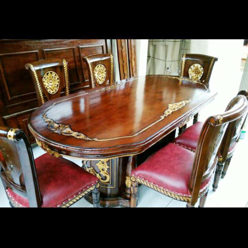 Jual Kursi Makan Kayu Jati Khas Jepara 1 Set Online April 2021 Blibli Warna dari produk kursi ini dicat menggunakan cat melamine. kursi makan kayu jati khas jepara 1 set