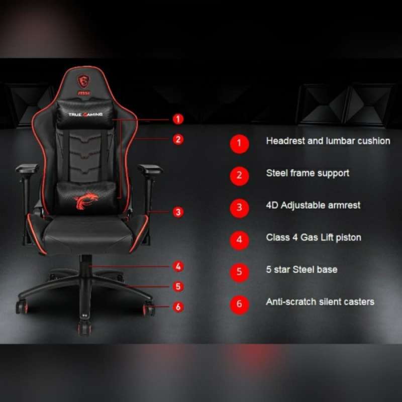 Jual Msi Gaming Chair Mag Ch120x Online Desember 2020 Blibli