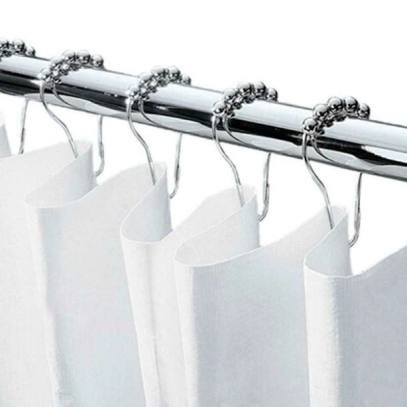 Jual 12pcs 14pcs Shower Curtain Hooks Rings For Bathroom Shower Rods Curtains Online Oktober 2020 Blibli Com