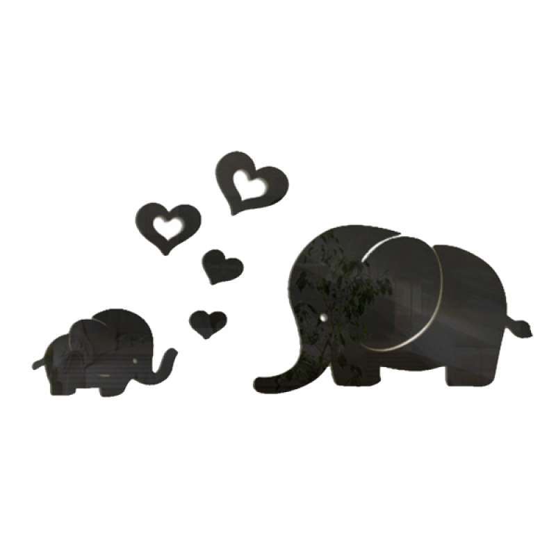 Modern Wall Stickers Heart Elephants Decal Diy Home Living Room Diy Decor Terbaru Juli 2021 Harga Murah Kualitas Terjamin Blibli